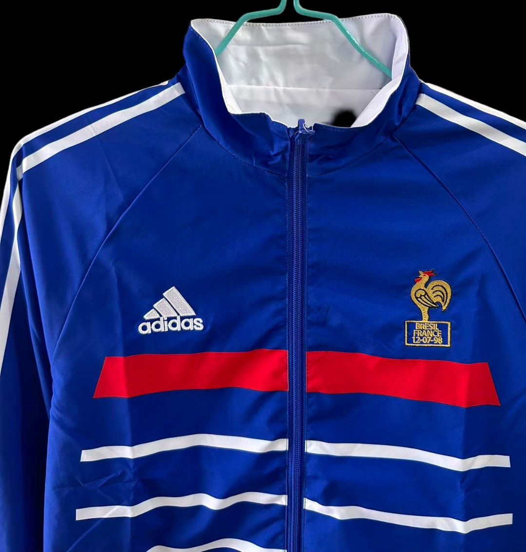 France 1998 Vintage Reversable Windbreaker