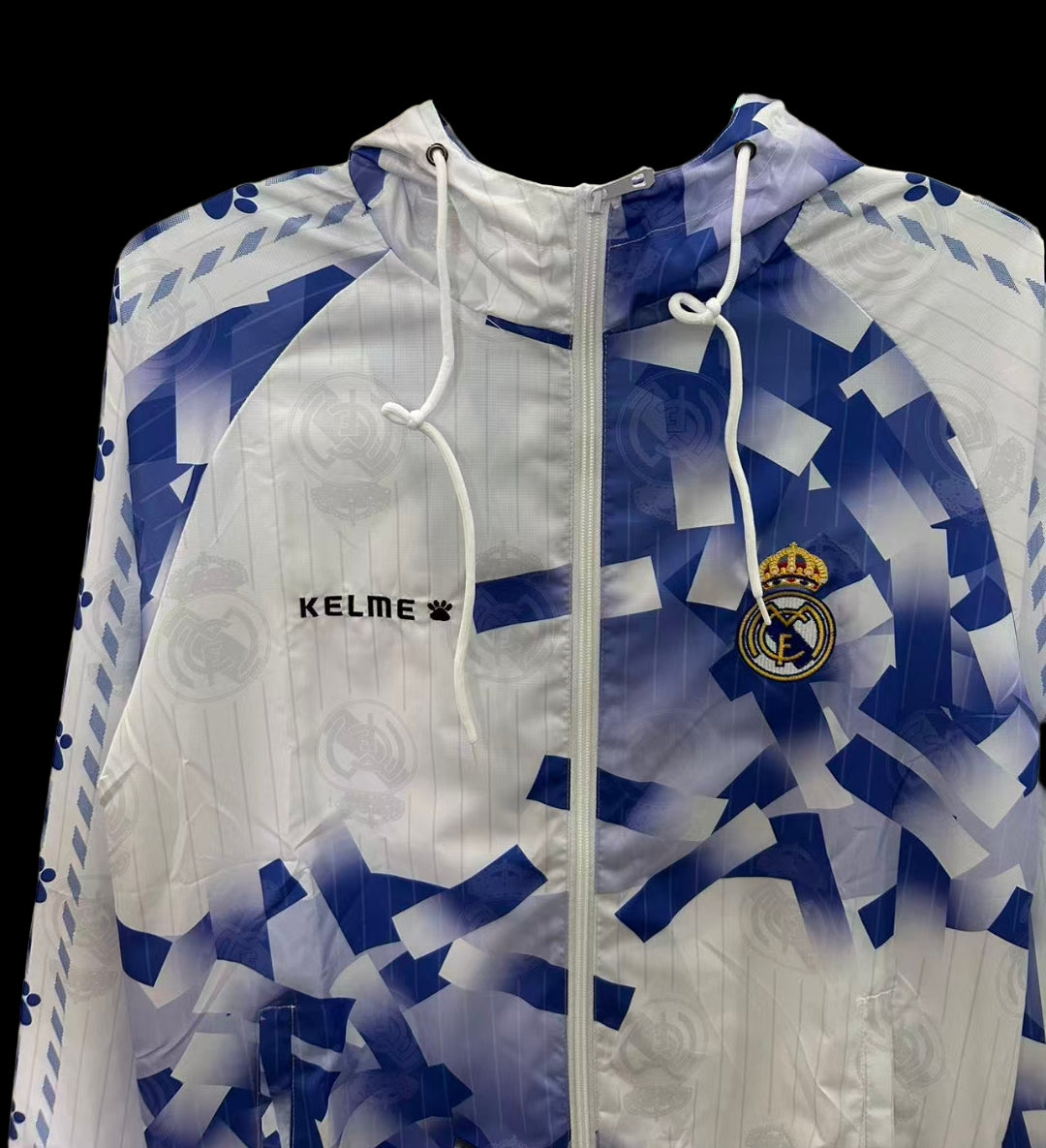 Real Madrid Vintage White Windbreaker