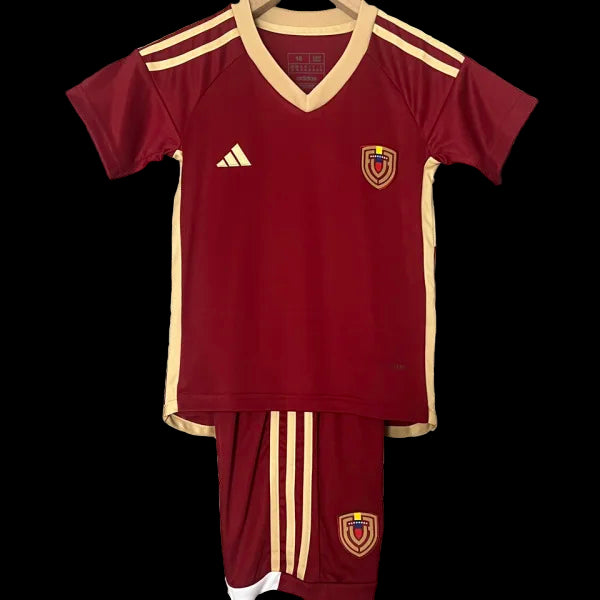 Venezuela 2025/26 Home Red Kit (KIDS)