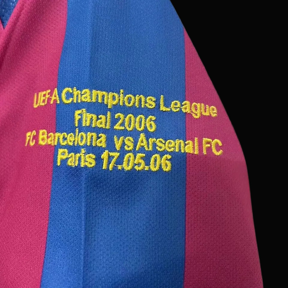 Barcelona 2005 Home Retro Long Sleeve