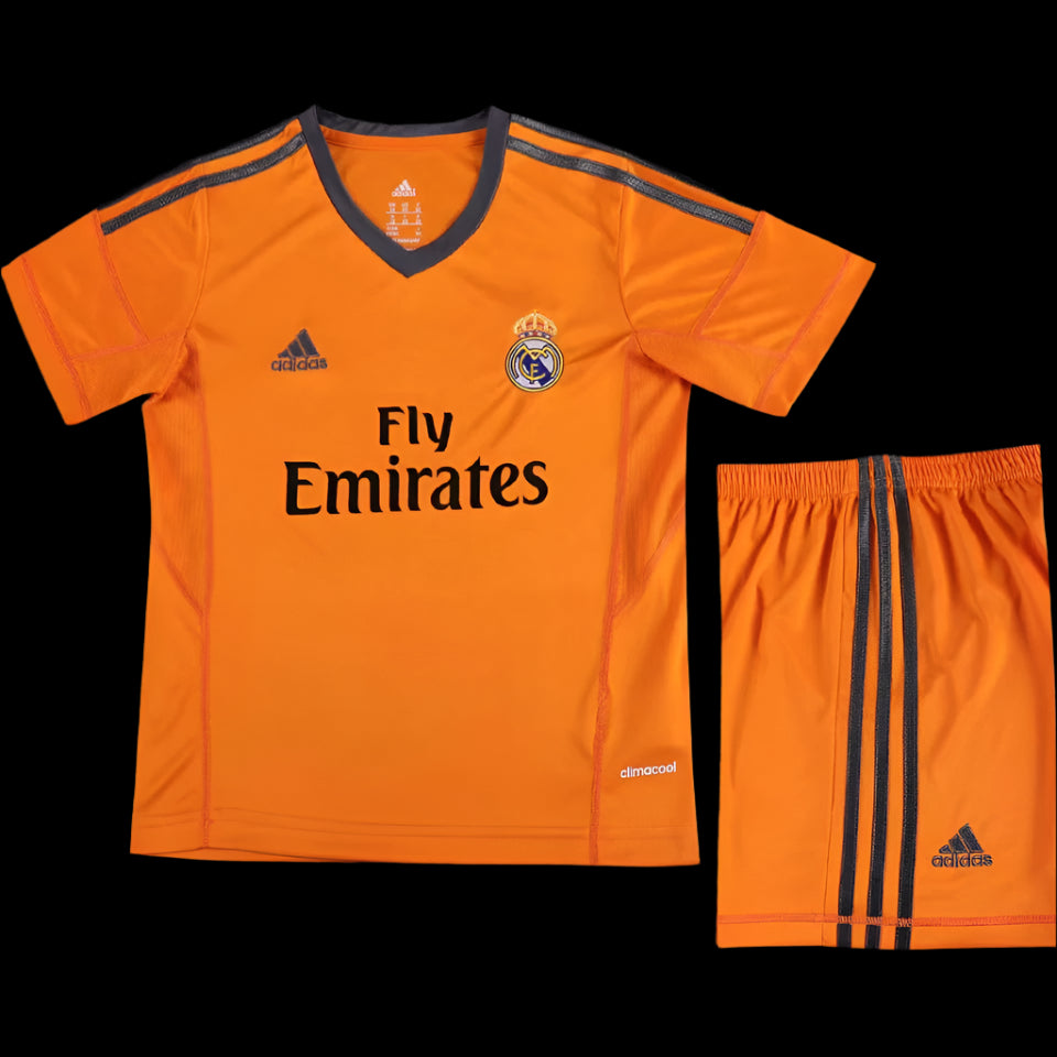 Real Madrid 2013/14 Third Orange Retro (KIDS)