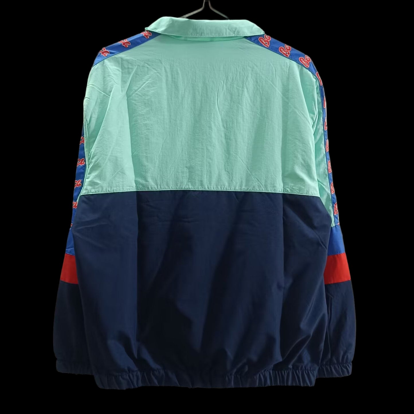Barcelona Red and Blue Retro Windbreaker
