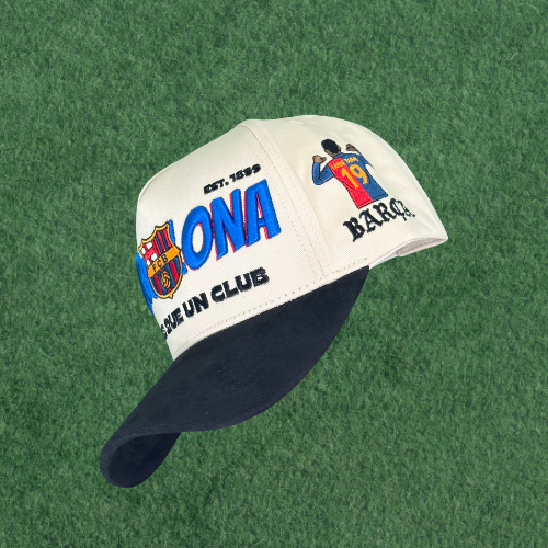 Barcelona Retro Creme Hat