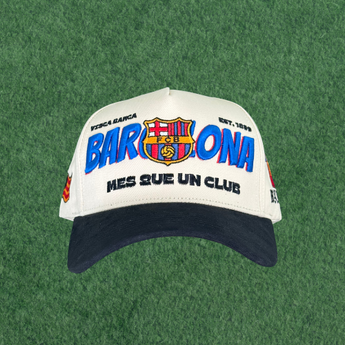 Barcelona Retro Creme Hat