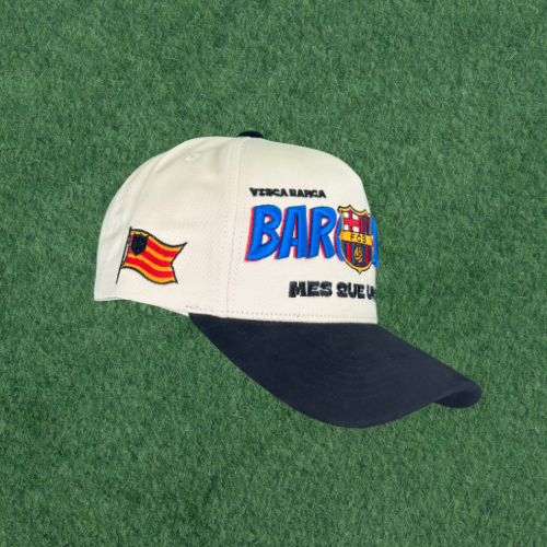 Barcelona Retro Creme Hat