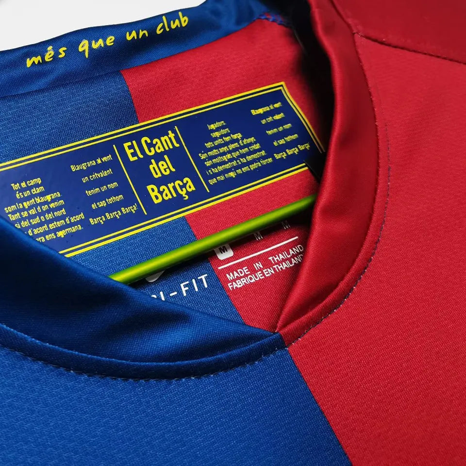 Barcelona 2008/09 Home UCL Final Retro Kit