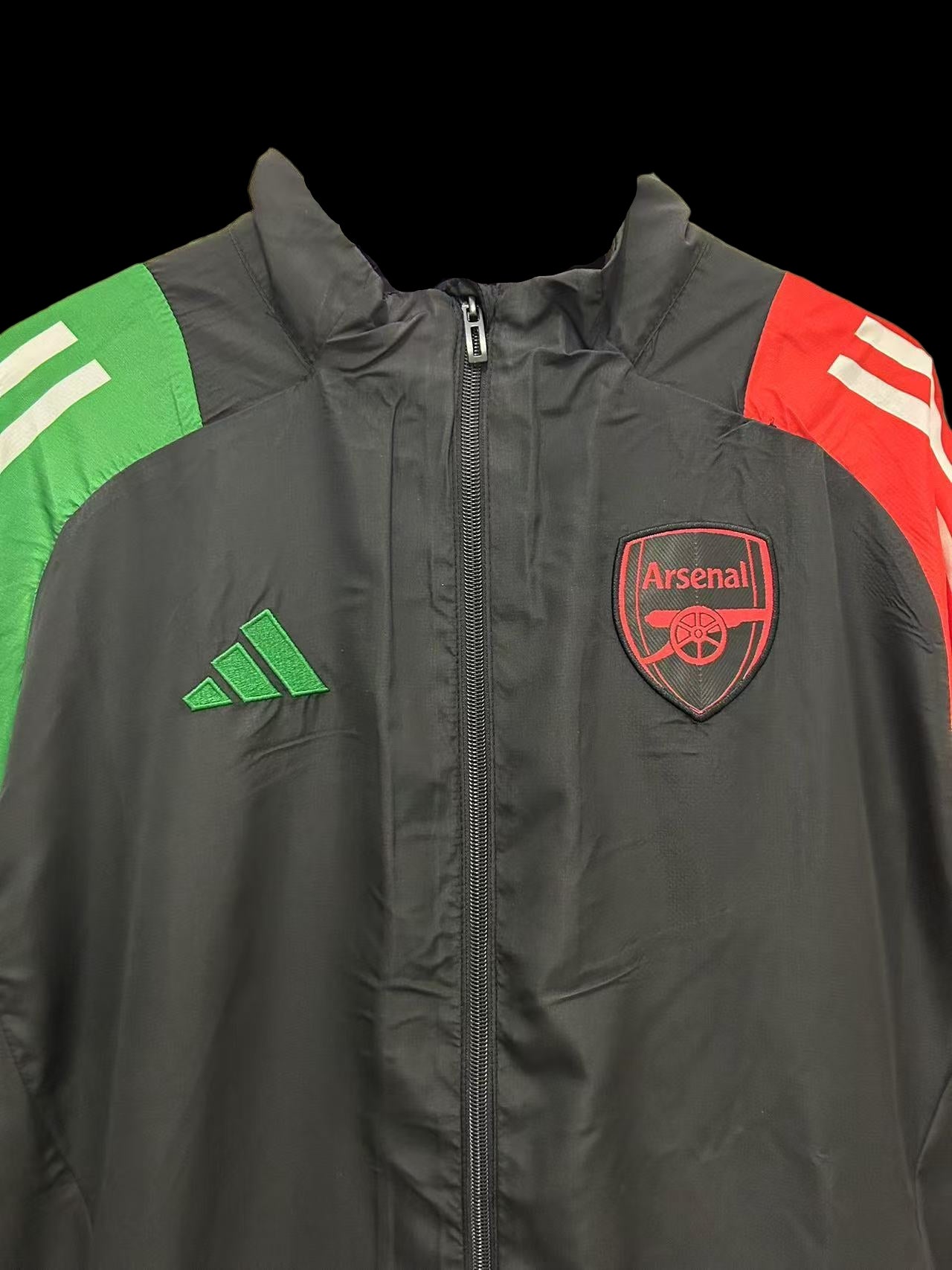 Arsenal Green and Red Windbreaker