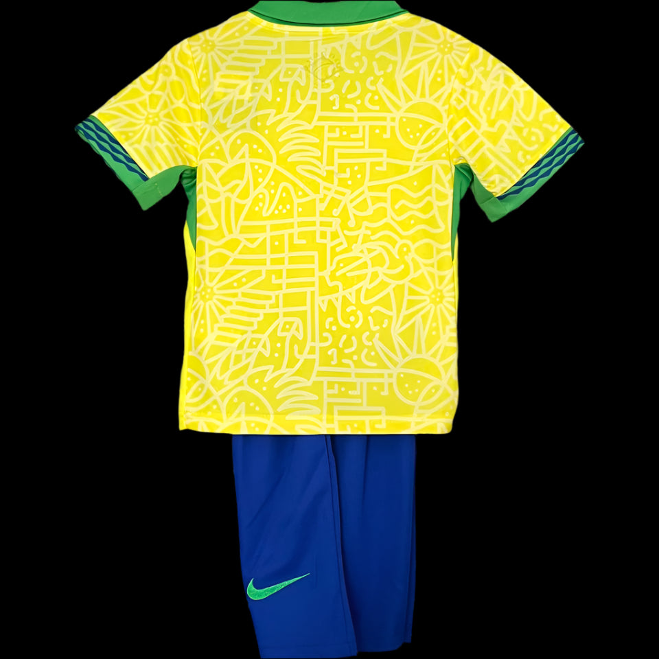 Brazil 24/25 Home Yellow (KIDS)