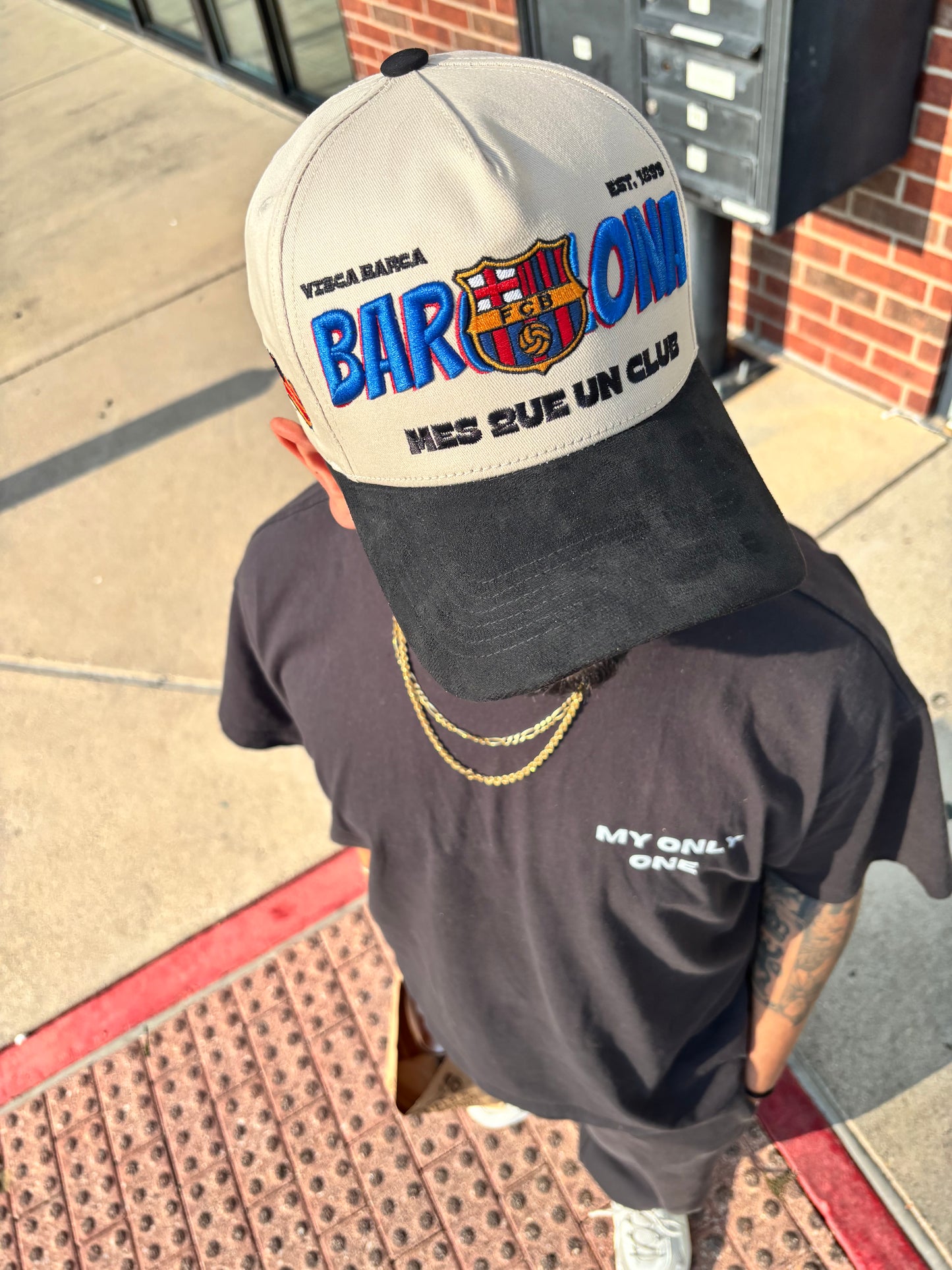 Barcelona Retro Creme Hat
