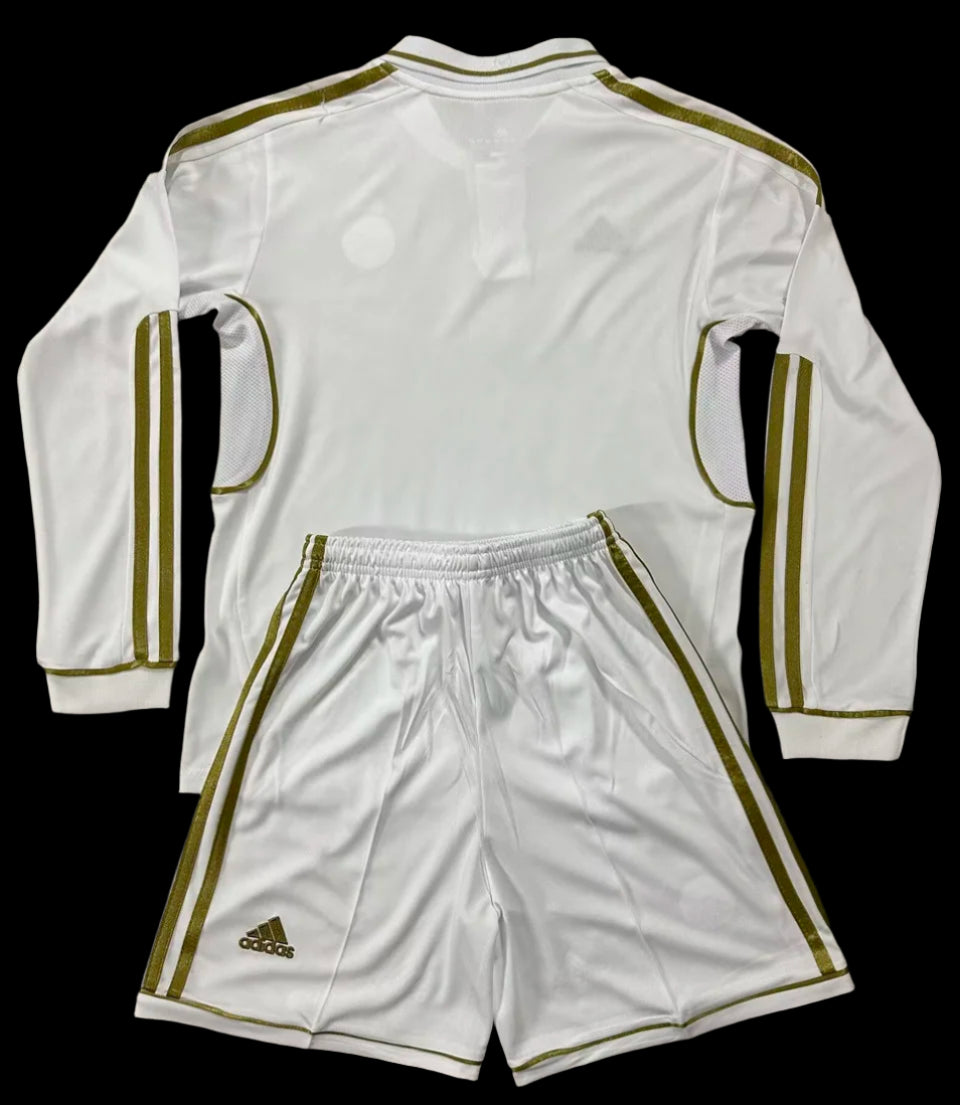Real Madrid 11/12 Home Retro Long Sleeve (KIDS)