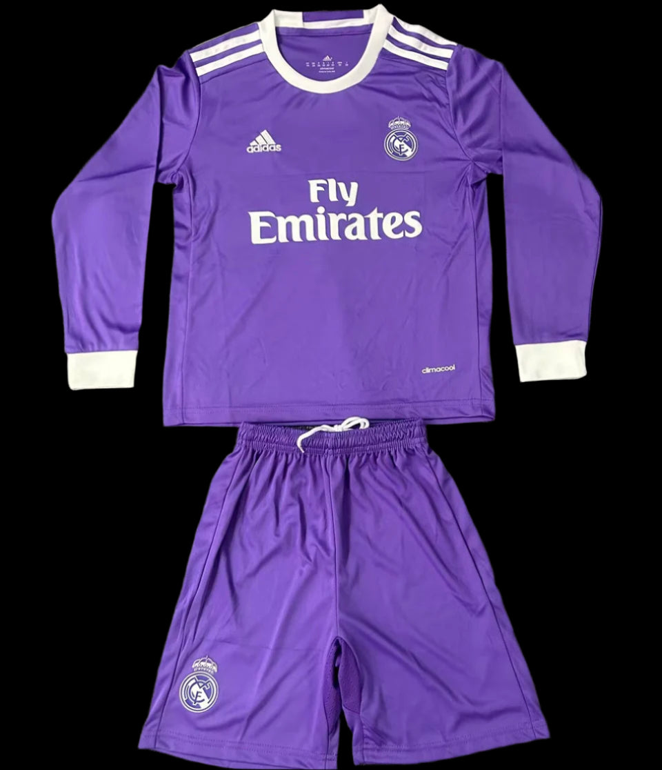 Real Madrid 16/17 Away Retro Long Sleeve (KIDS)