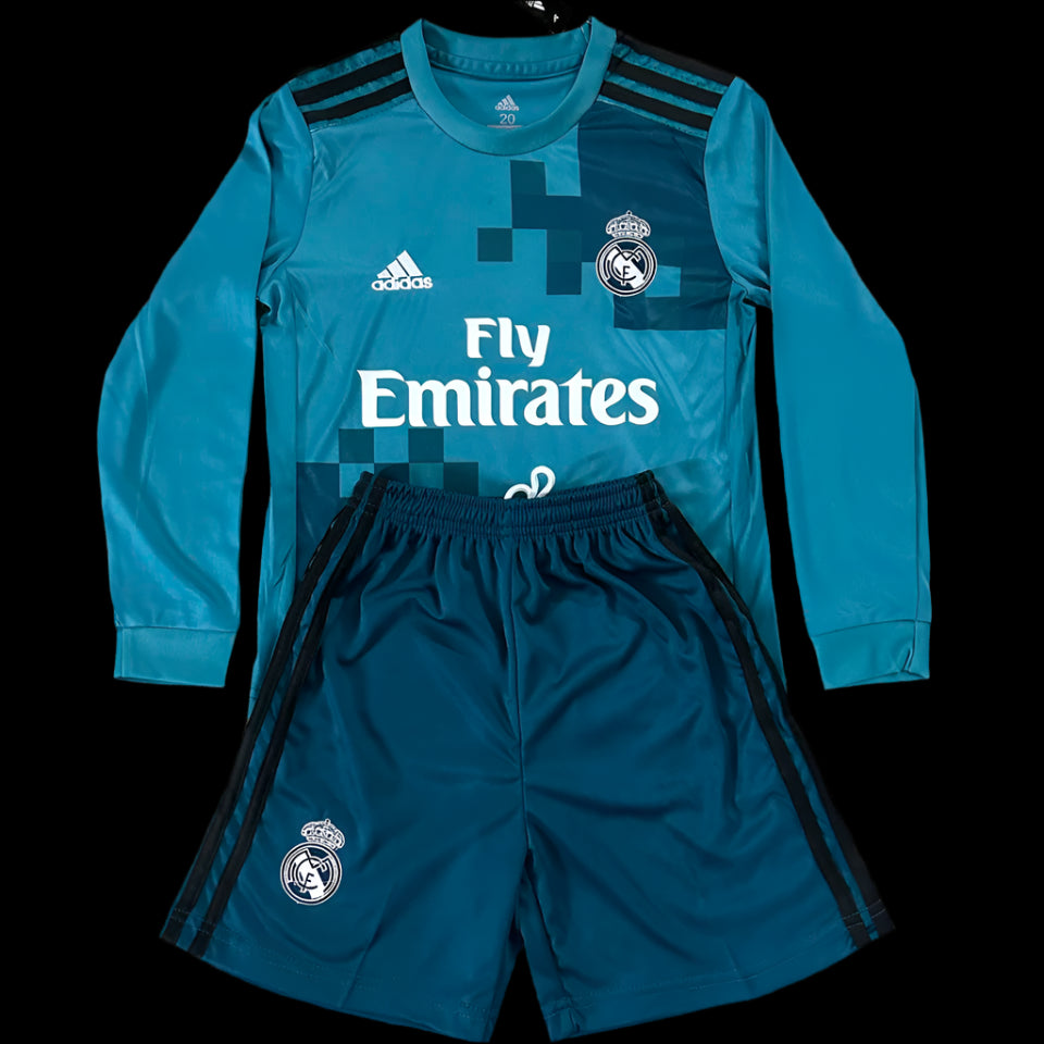 Real Madrid 17/18 Third Retro Long Sleeve (KIDS)
