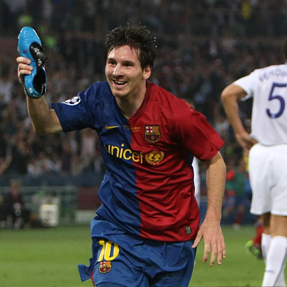 Barcelona 2008/09 Home UCL Final Retro Kit