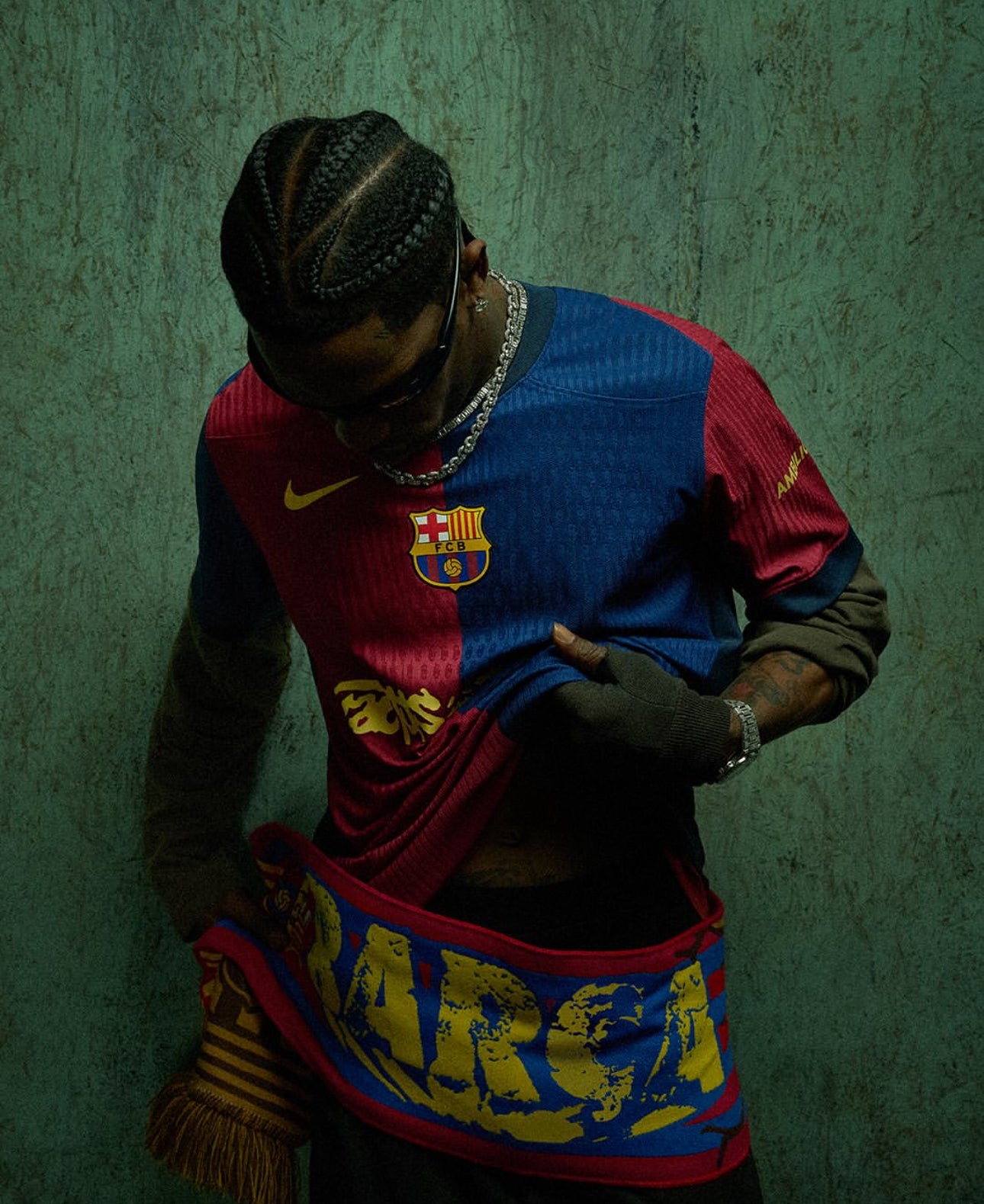 Barcelona 2024/2025 Home Travis Scott Collab