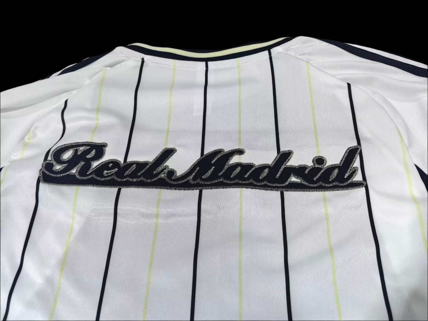 Real Madrid 2025/26 White Retro Style Baseball T