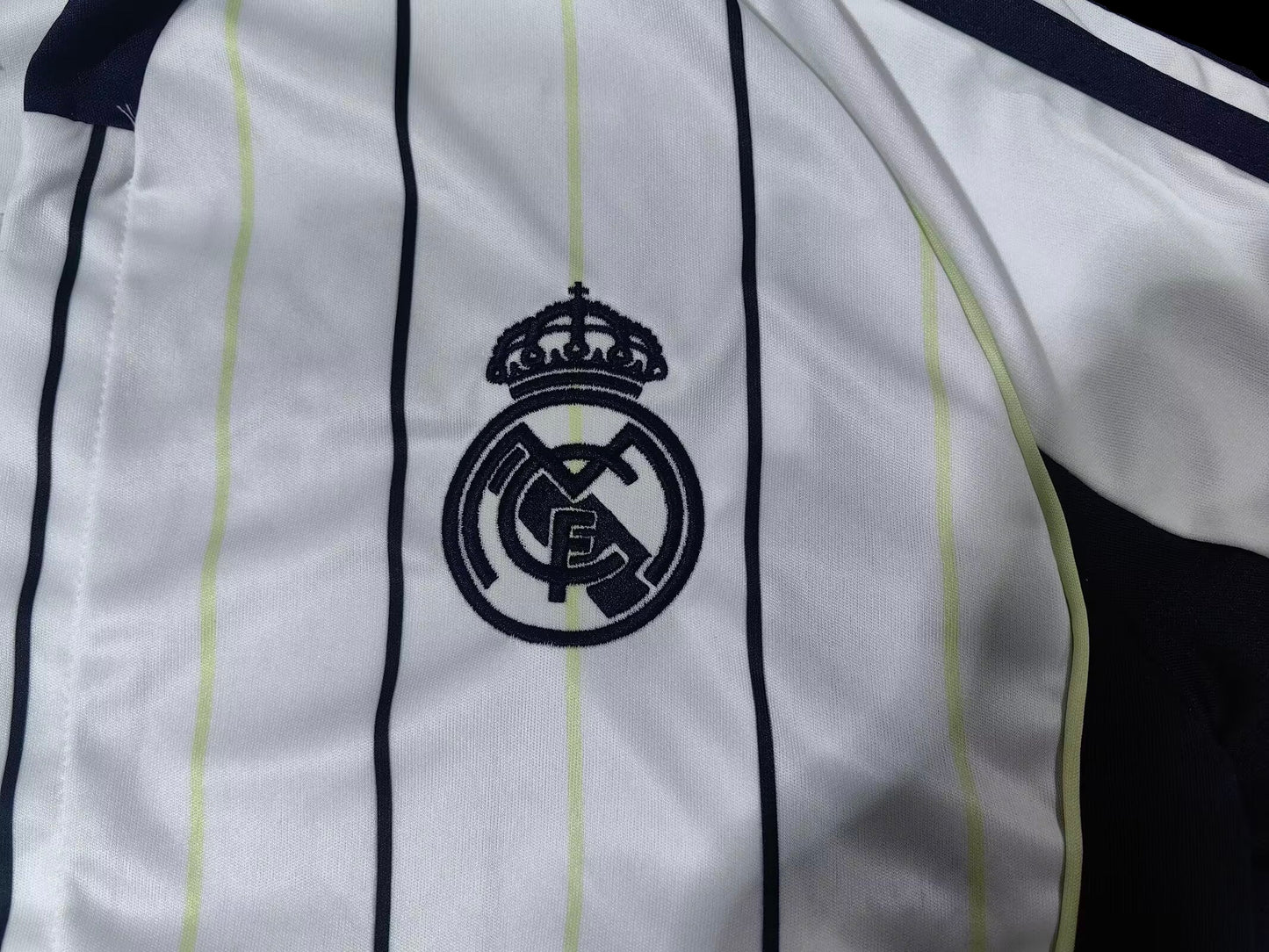 Real Madrid 2025/26 White Retro Style Baseball T