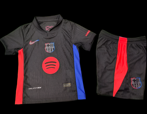 Barcelona 2024/25 Black Away (KIDS)