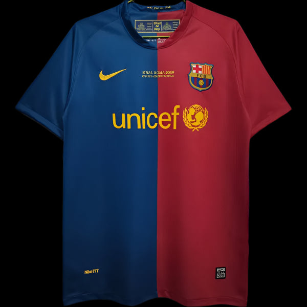 Barcelona 2008/09 Home UCL Final Retro Kit