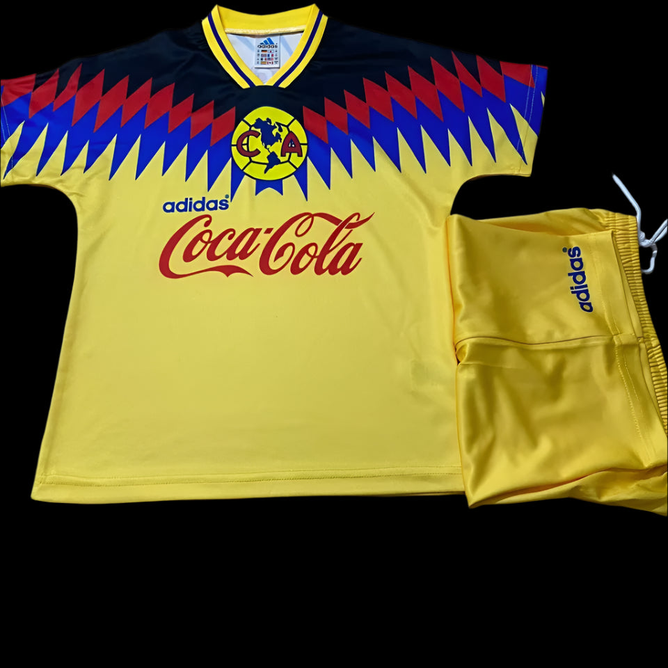Club America 1995 Home Yellow Retro (KIDS)