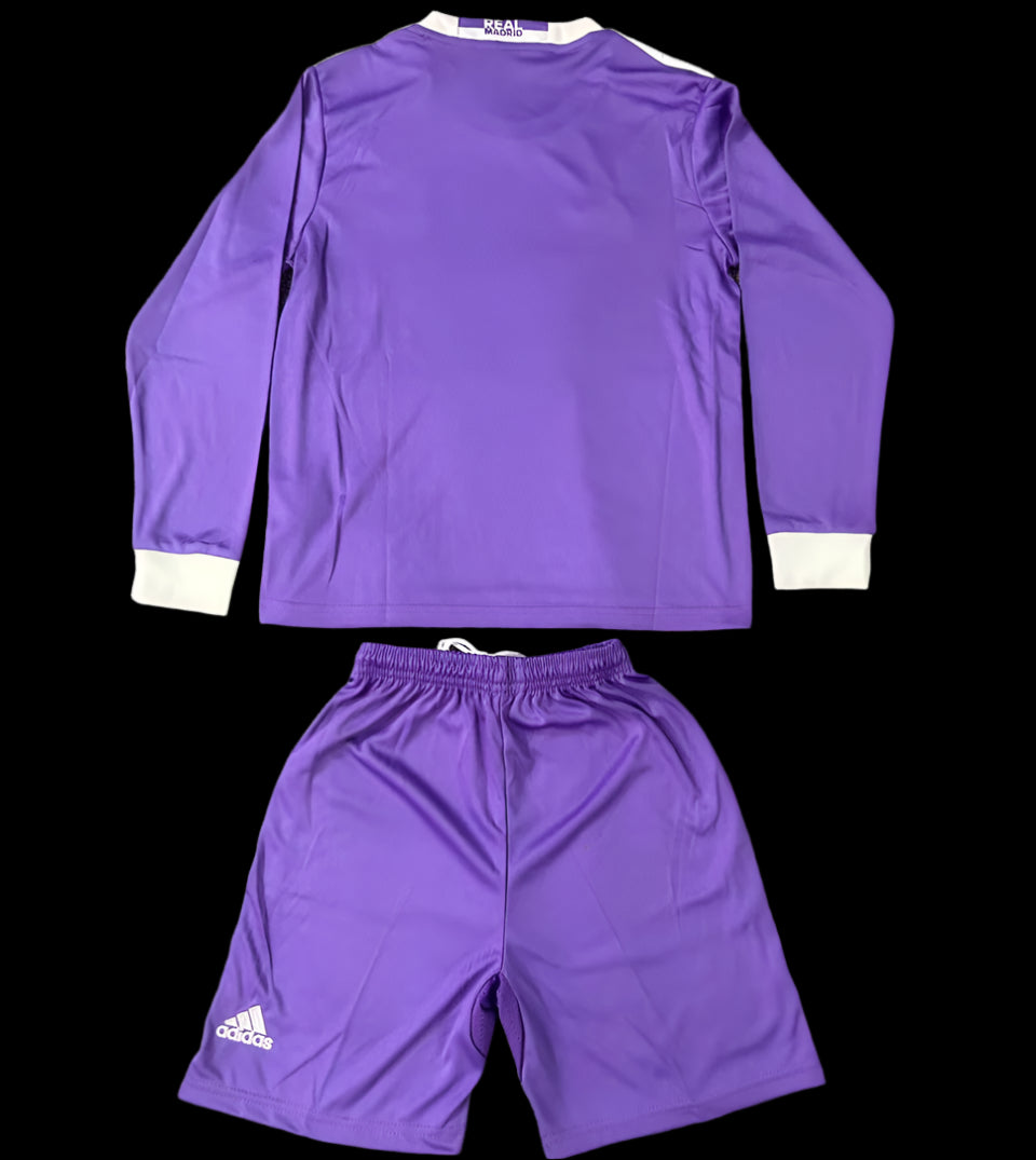 Real Madrid 16/17 Away Retro Long Sleeve (KIDS)