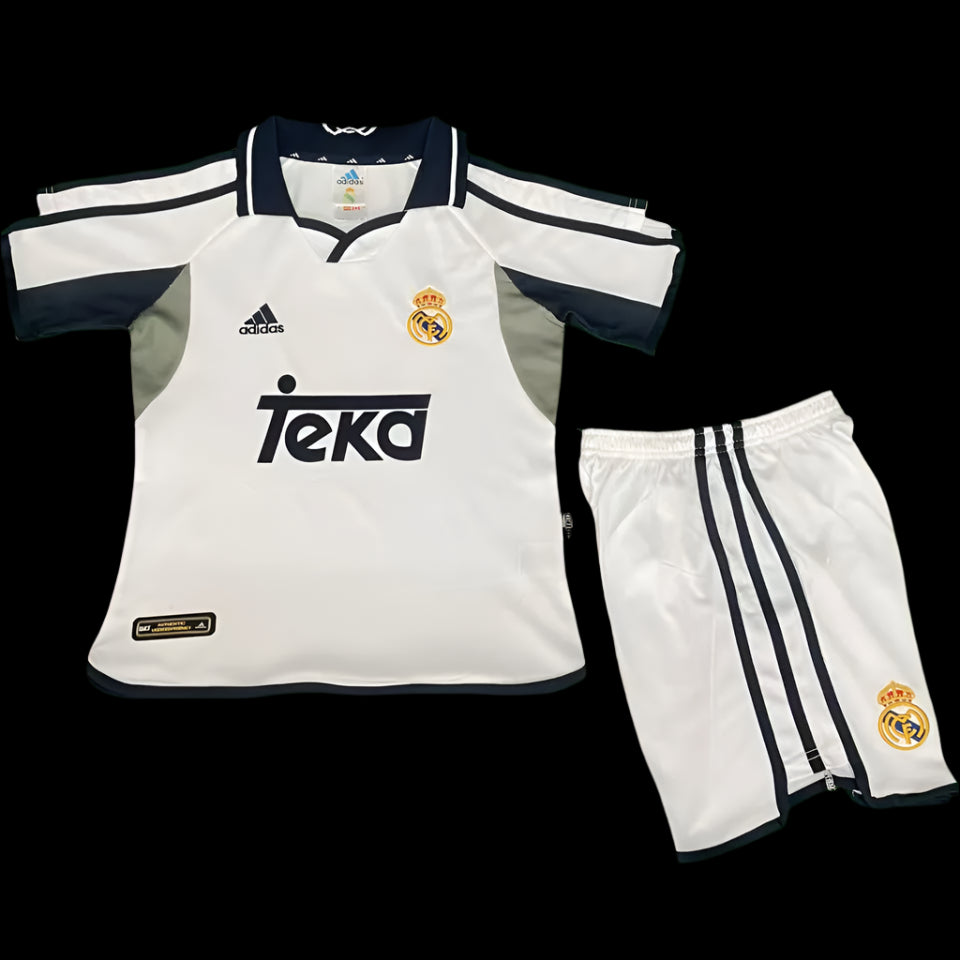 Real Madrid 2000/2001 Home White Retro (KIDS)
