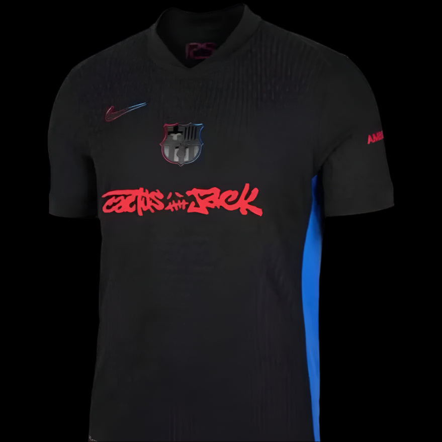 Barcelona 2024/2025 Away Red Travis Scott Collab
