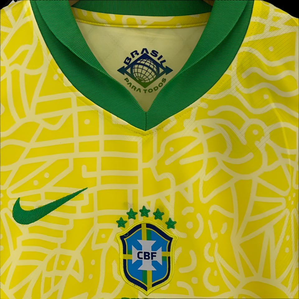 Brazil 24/25 Home Yellow (KIDS)
