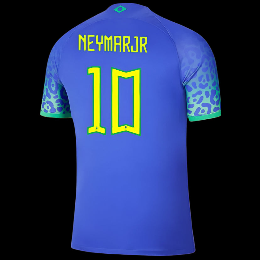 Brazil 2022/23 Away Blue Kit