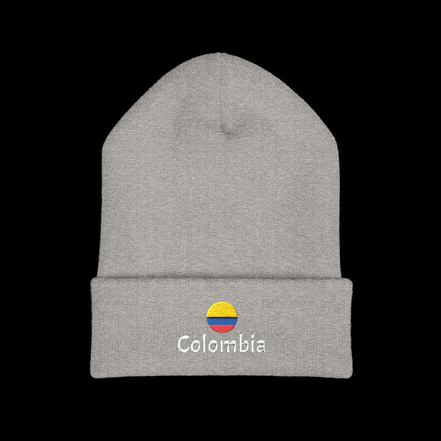 Colombia Embroidered Beanie