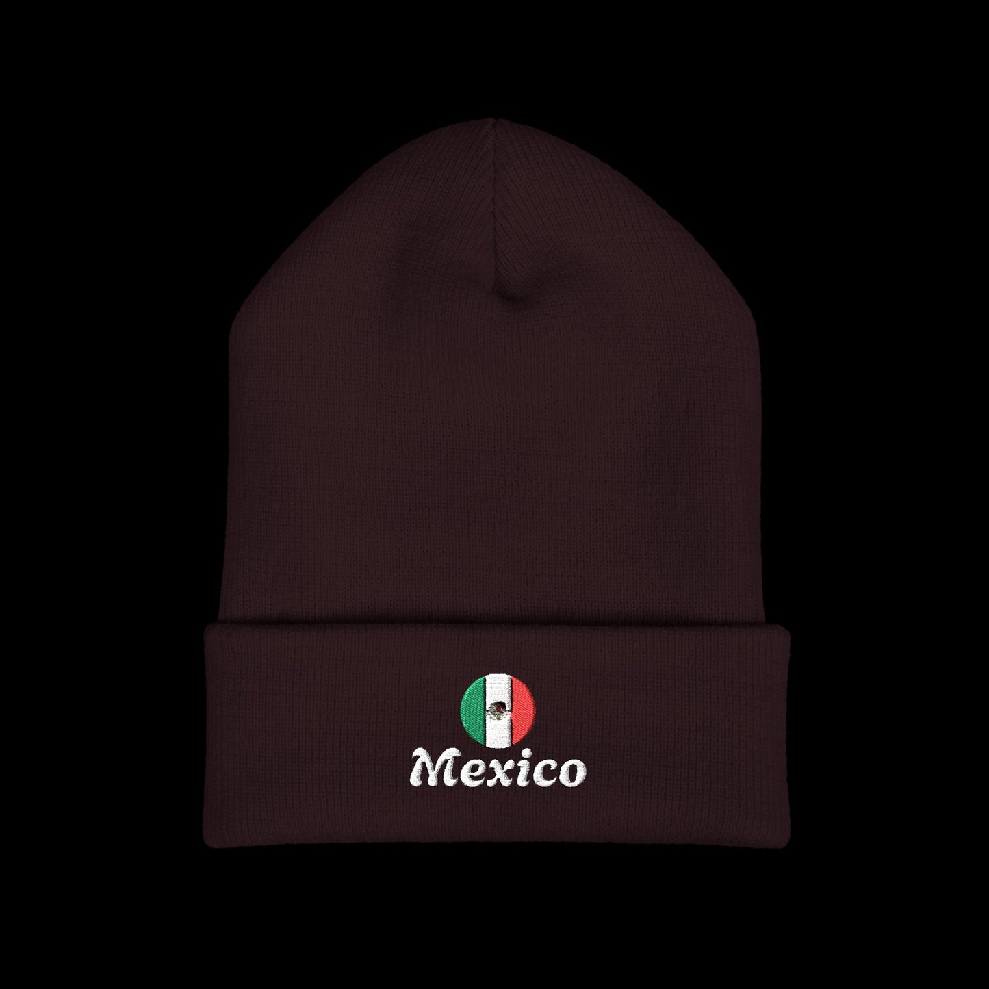 Mexico Embroidered Beanie
