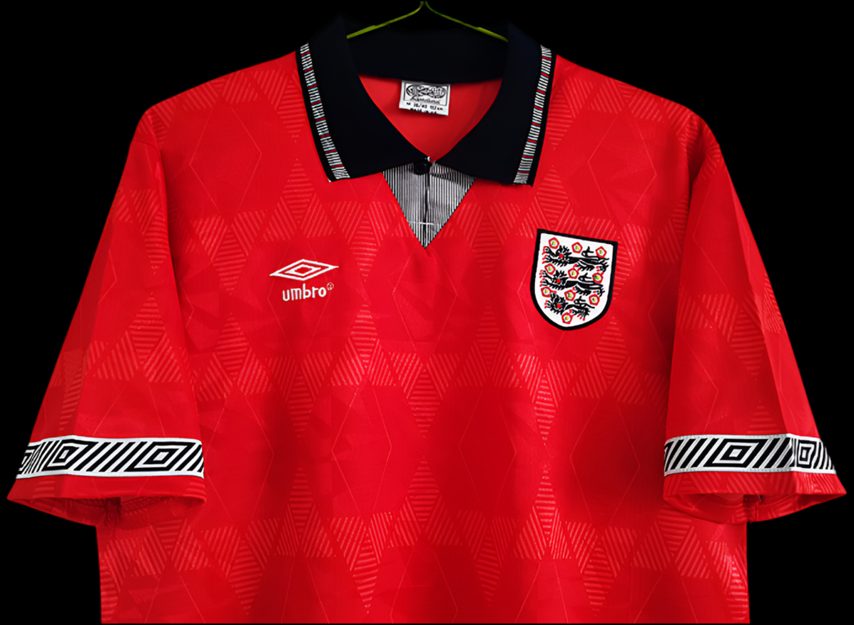 England 1990 Away Retro Kit