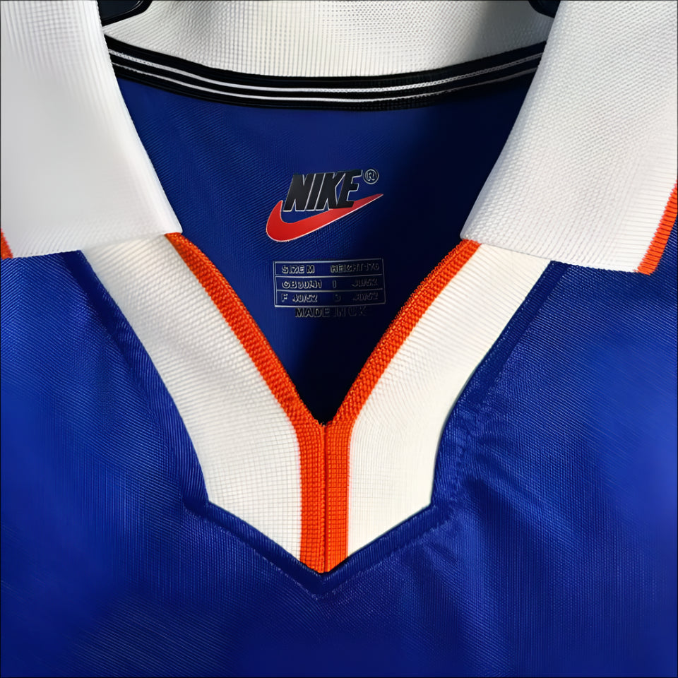 Netherlands 1998 Blue Away Jersey