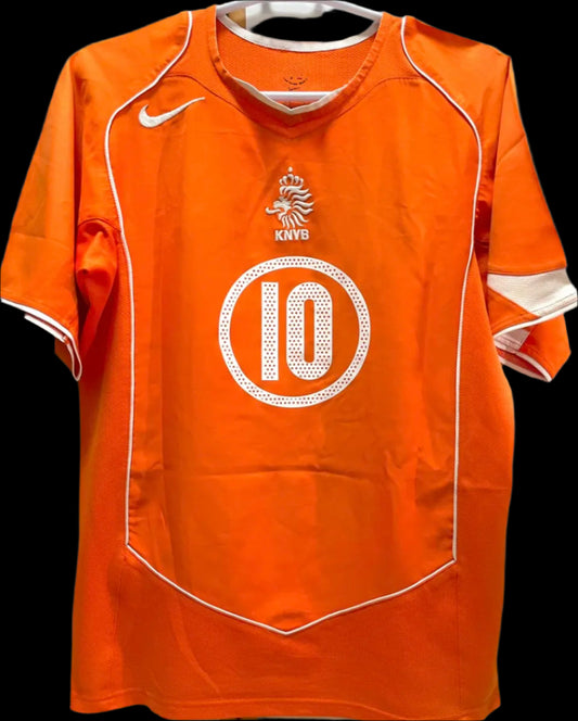 Netherlands 2004 Orange Home Jersey