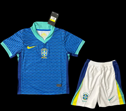 Brazil 24/25 Away Blue (KIDS)