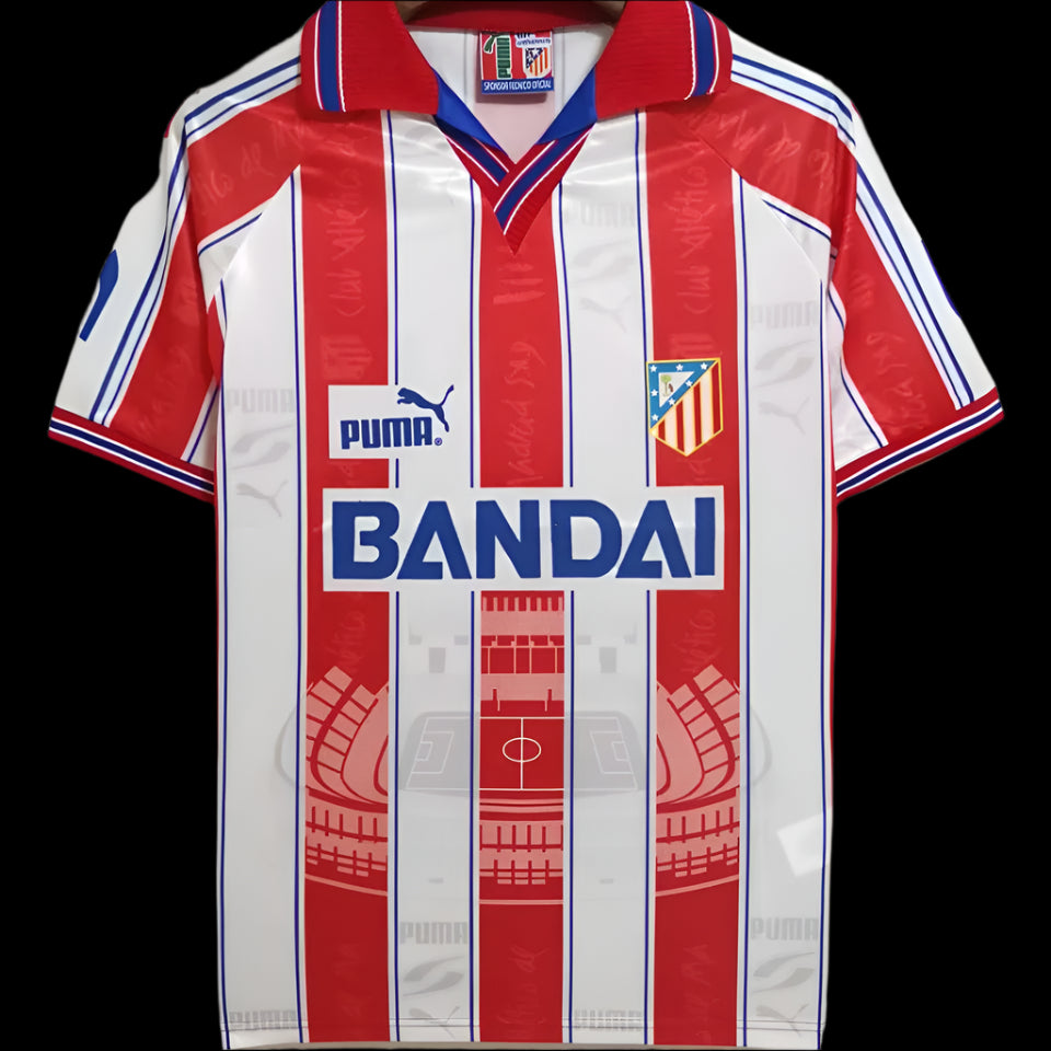 Atlético Madrid 1996/97 Home Retro Kit