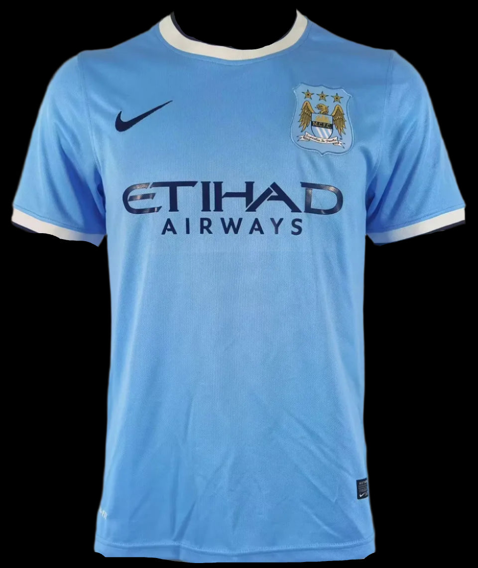 Manchester City 2013/14 Home Retro Kit