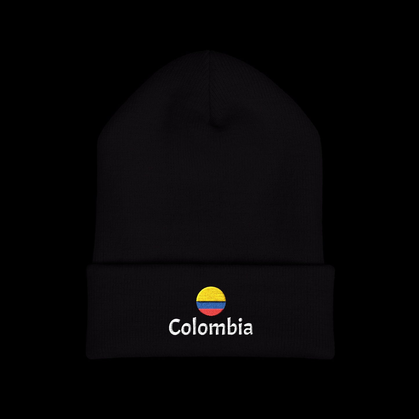 Colombia Embroidered Beanie