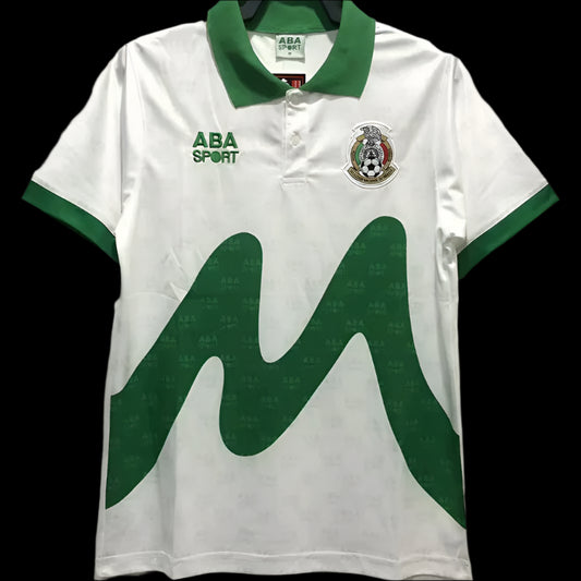 Mexico 1995 White Away Jersey