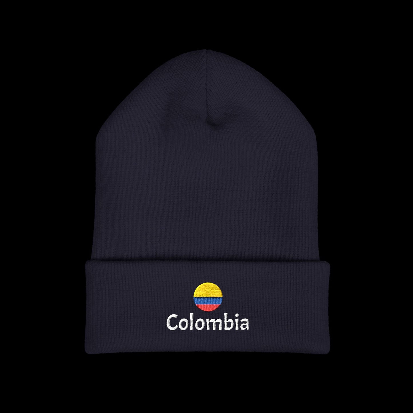 Colombia Embroidered Beanie