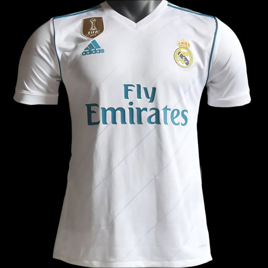 Real Madrid 2017/18 White Retro Kit