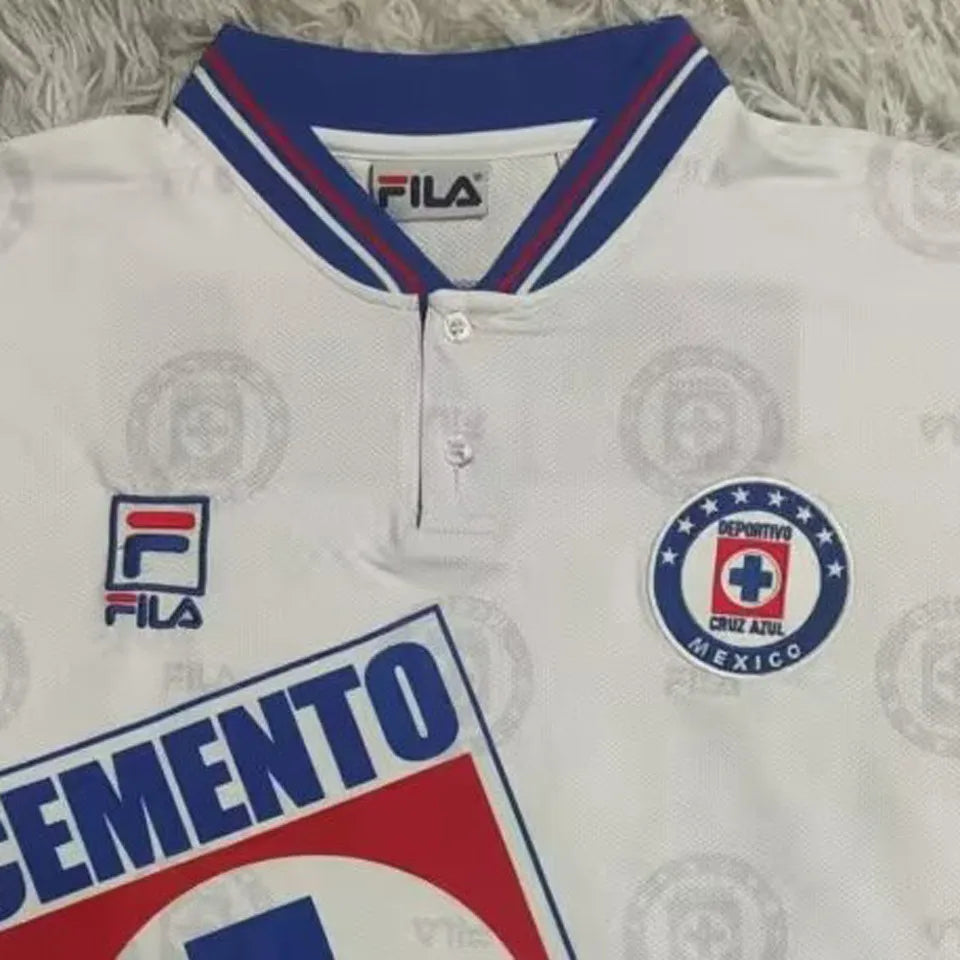 Cruz Azul 97/98 White Away Retro Jersey