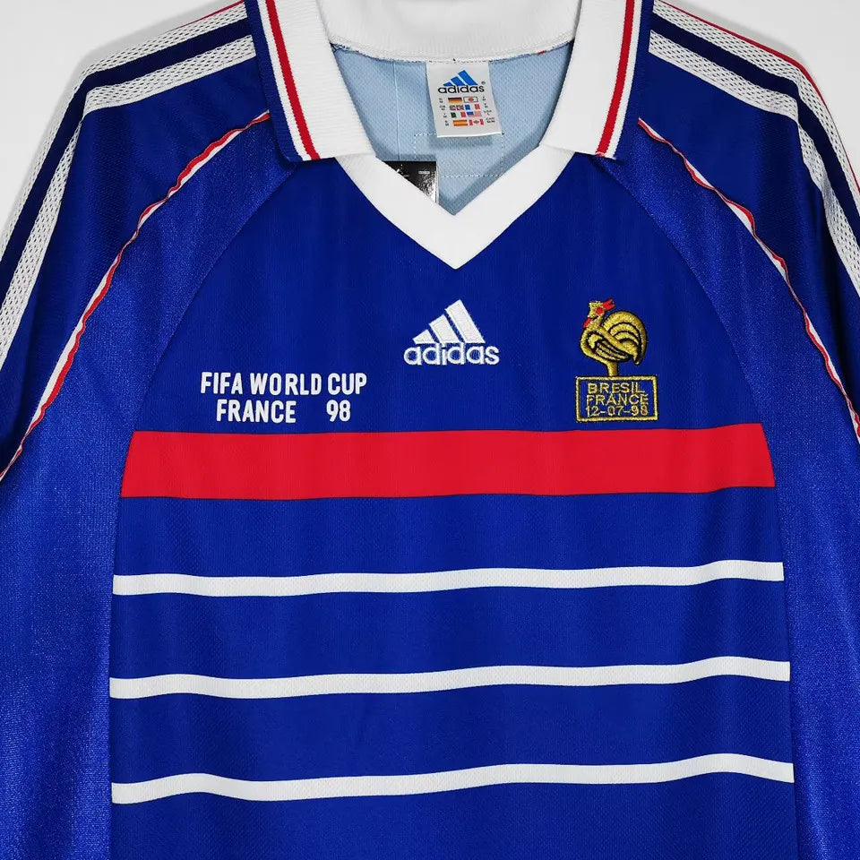 France 1998 Home Retro Long Sleeve