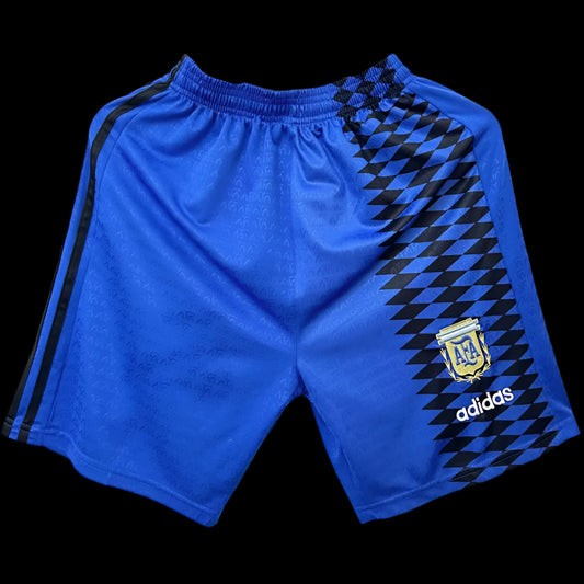 Argentina 1994 Retro Blue Shorts