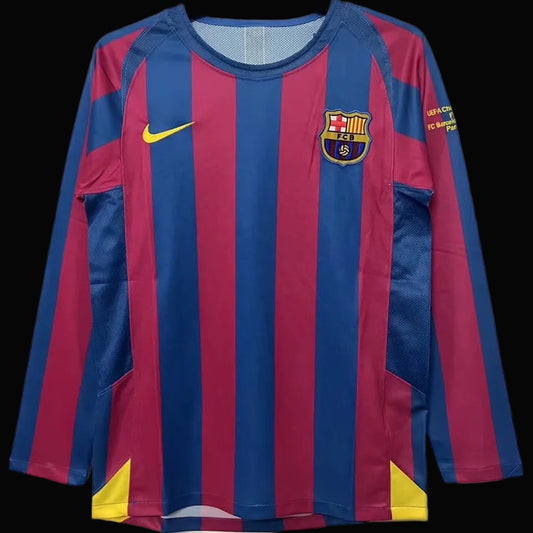 Barcelona 2005 Home Retro Long Sleeve