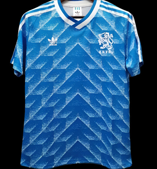 Netherlands 1988 Blue Away Jersey