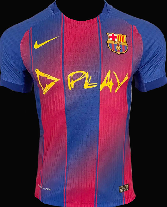 Barcelona 2025/2026 Home Ed Sheeran Play Collab