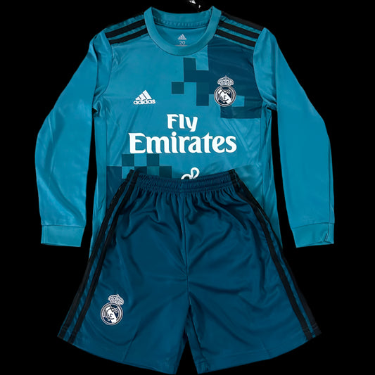 Real Madrid 17/18 Third Retro Long Sleeve (KIDS)