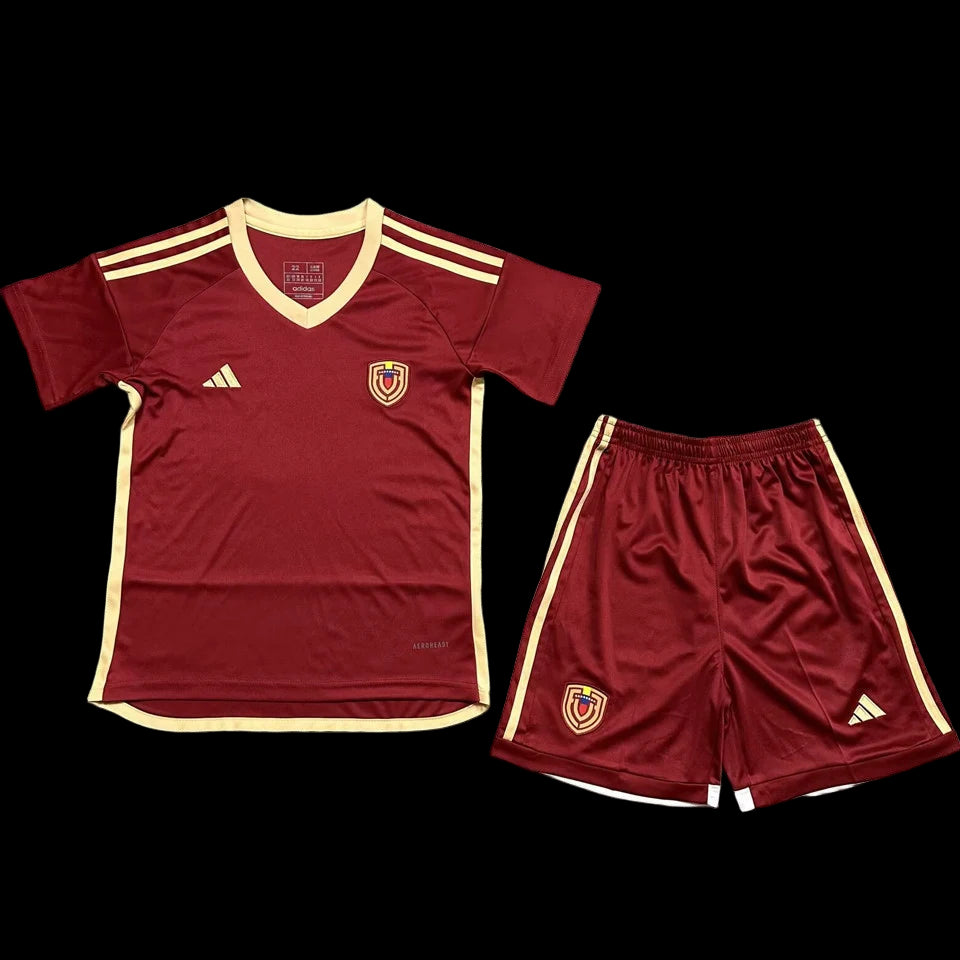 Venezuela 2025/26 Home Red Kit (KIDS)