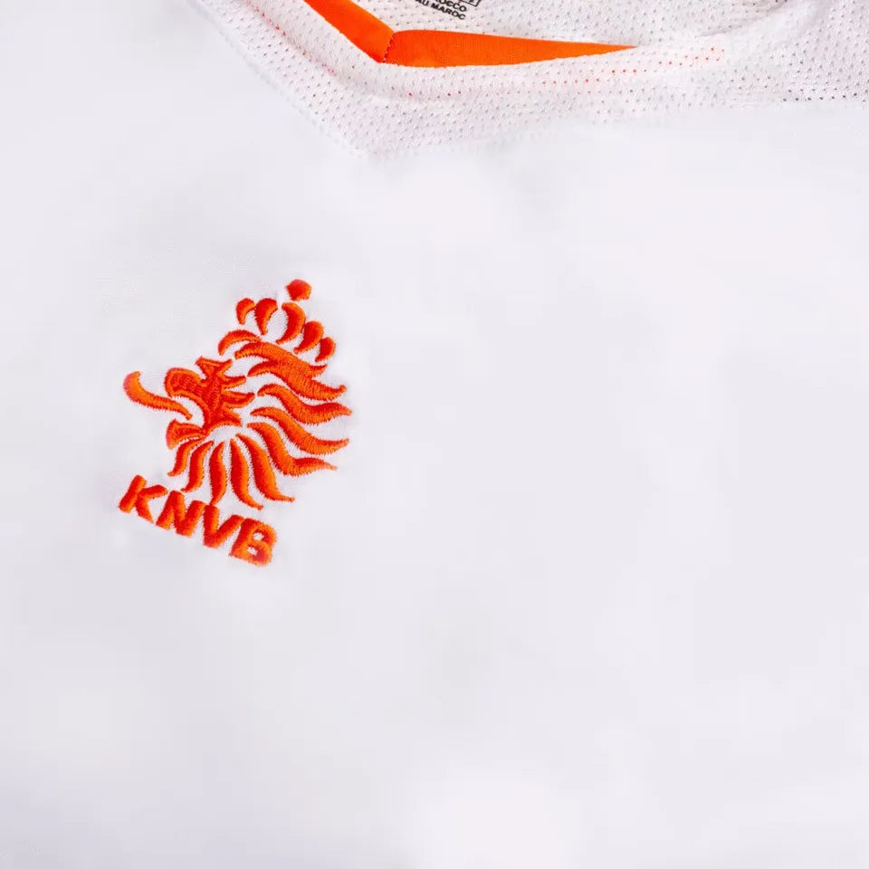 Netherlands 2004 White Away Jersey