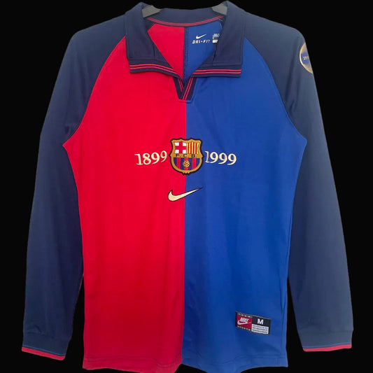 Barcelona 1998/1999 Home Retro Long Sleeve